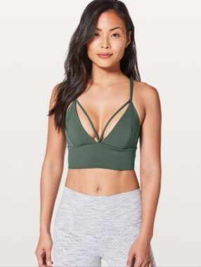 Lululemon Pushing Limits Strappy Sports Bra